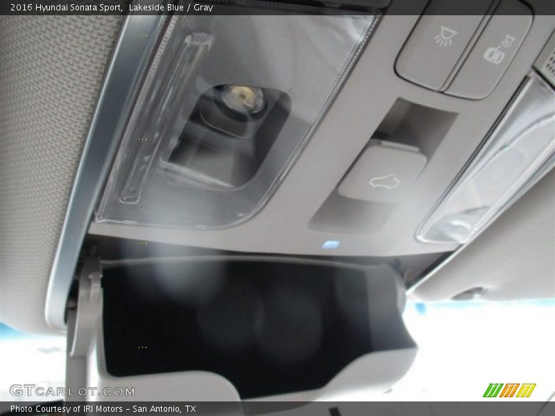 Lakeside Blue / Gray 2016 Hyundai Sonata Sport