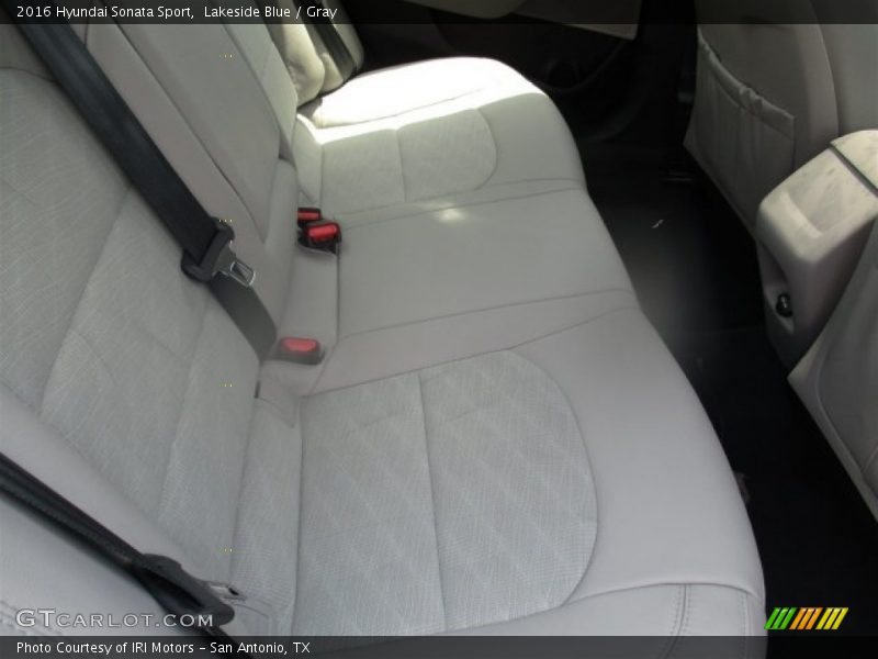 Lakeside Blue / Gray 2016 Hyundai Sonata Sport