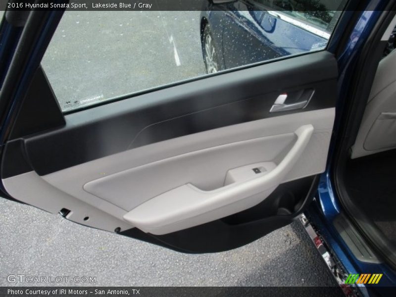 Lakeside Blue / Gray 2016 Hyundai Sonata Sport