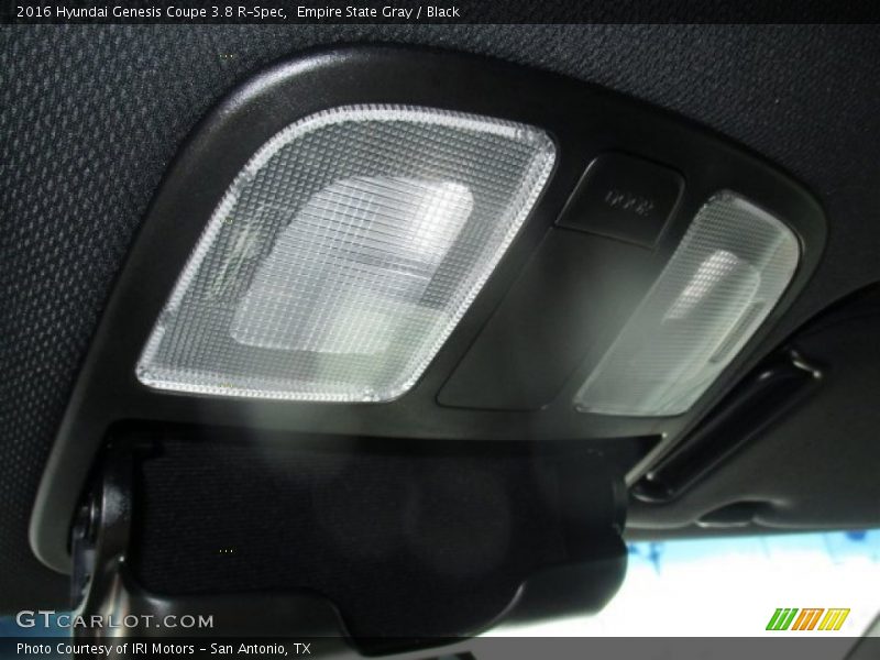 Empire State Gray / Black 2016 Hyundai Genesis Coupe 3.8 R-Spec
