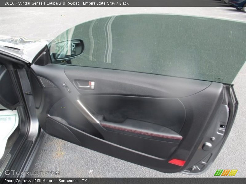 Empire State Gray / Black 2016 Hyundai Genesis Coupe 3.8 R-Spec