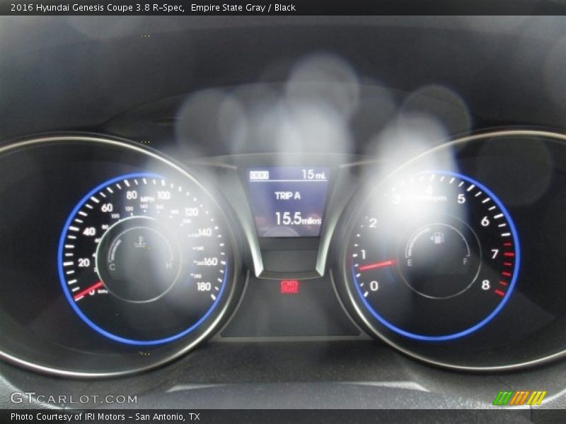 Empire State Gray / Black 2016 Hyundai Genesis Coupe 3.8 R-Spec