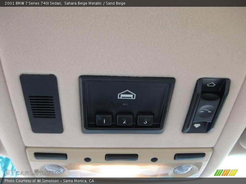 Sahara Beige Metallic / Sand Beige 2001 BMW 7 Series 740i Sedan