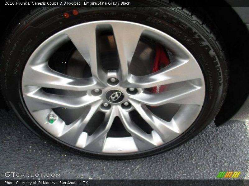 Empire State Gray / Black 2016 Hyundai Genesis Coupe 3.8 R-Spec