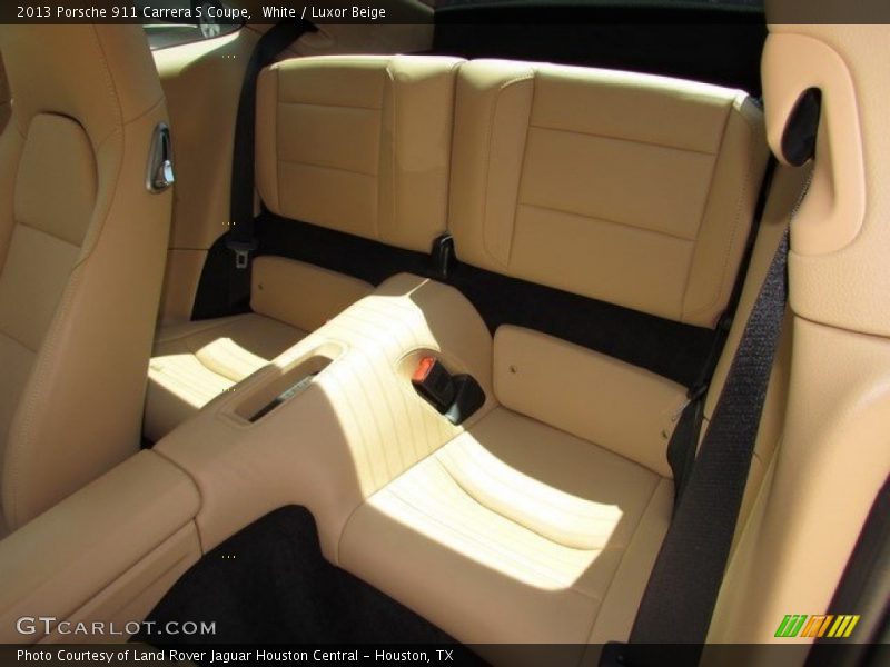 White / Luxor Beige 2013 Porsche 911 Carrera S Coupe
