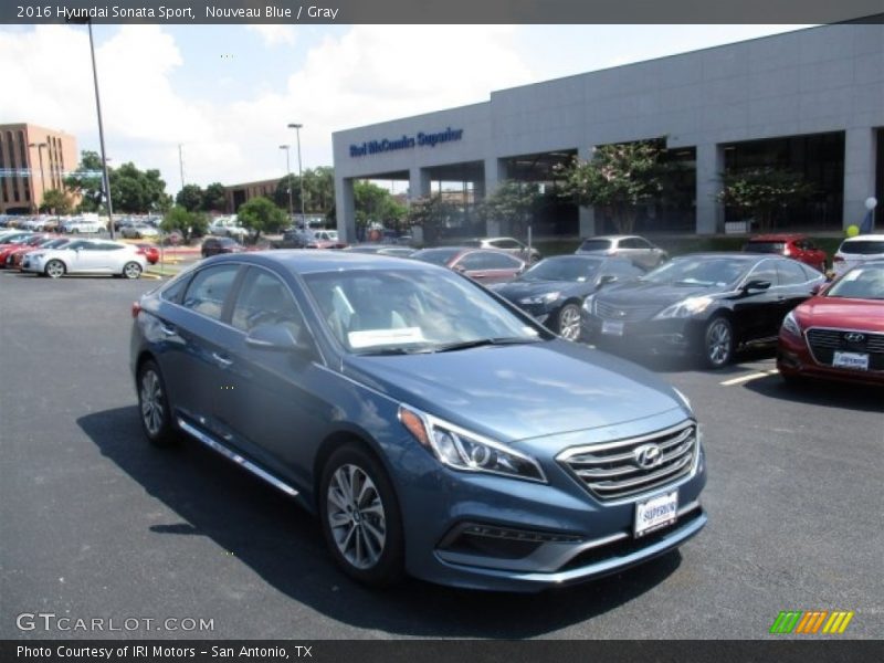 Nouveau Blue / Gray 2016 Hyundai Sonata Sport