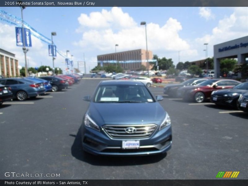 Nouveau Blue / Gray 2016 Hyundai Sonata Sport