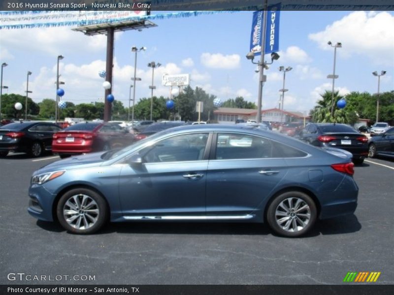 Nouveau Blue / Gray 2016 Hyundai Sonata Sport