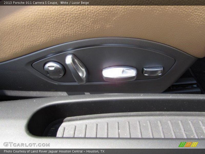 White / Luxor Beige 2013 Porsche 911 Carrera S Coupe