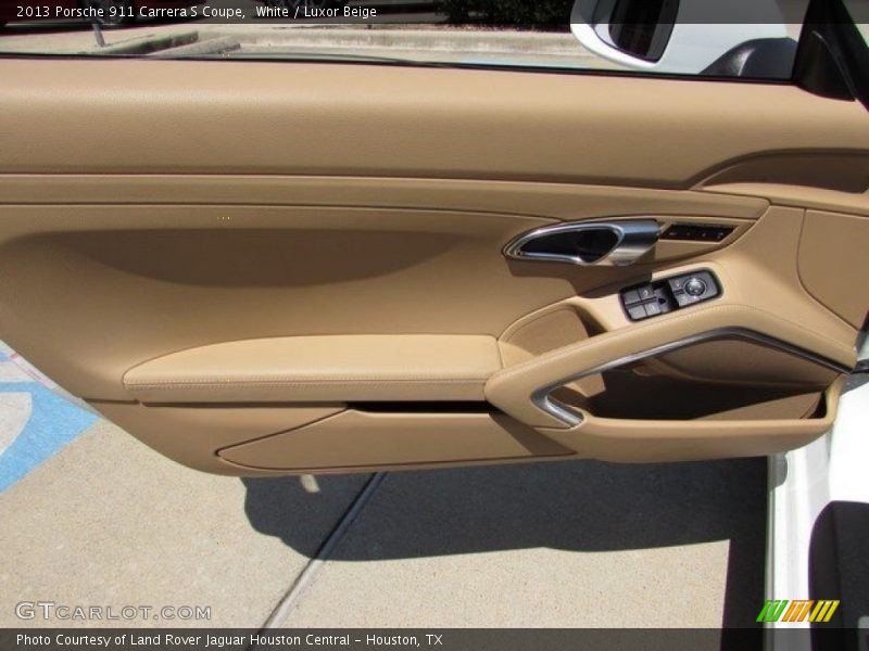 White / Luxor Beige 2013 Porsche 911 Carrera S Coupe