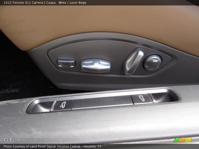 White / Luxor Beige 2013 Porsche 911 Carrera S Coupe