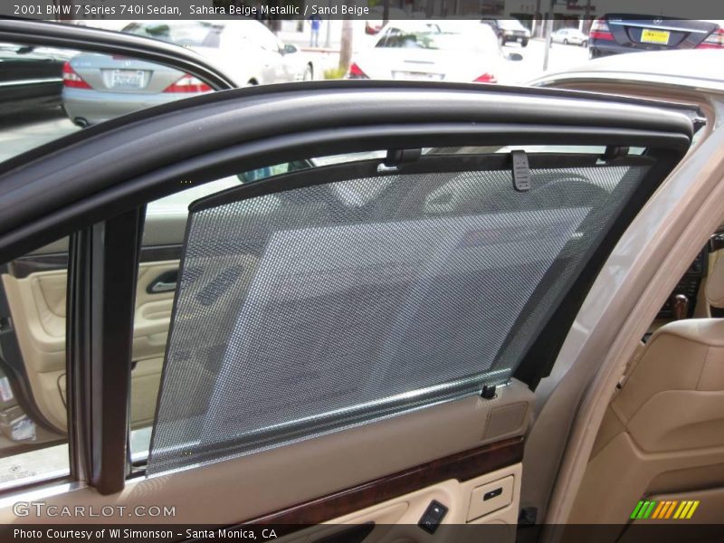 Sahara Beige Metallic / Sand Beige 2001 BMW 7 Series 740i Sedan