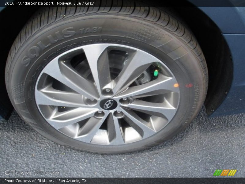 Nouveau Blue / Gray 2016 Hyundai Sonata Sport