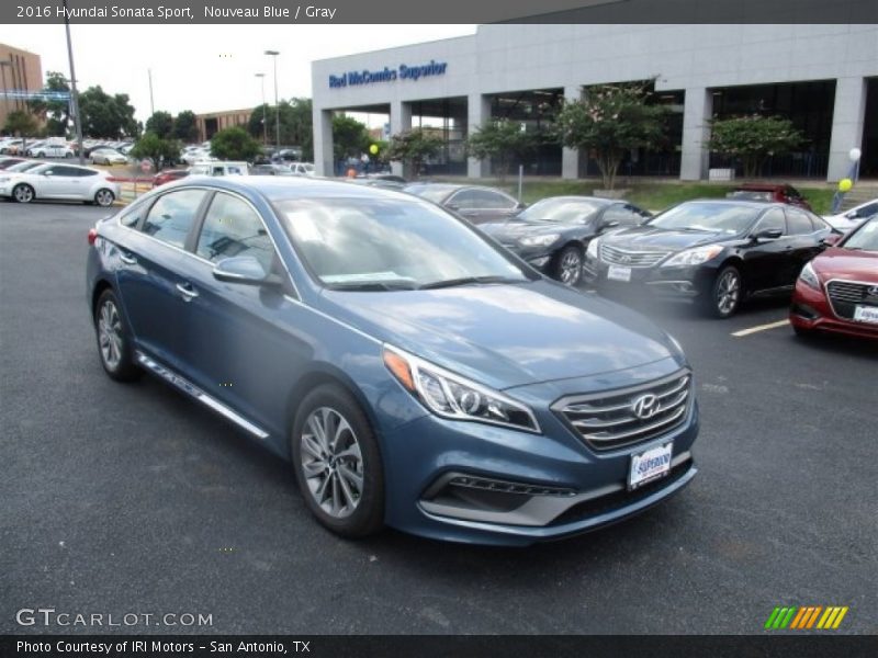 Nouveau Blue / Gray 2016 Hyundai Sonata Sport