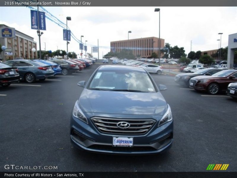 Nouveau Blue / Gray 2016 Hyundai Sonata Sport