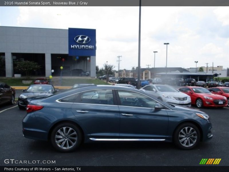 Nouveau Blue / Gray 2016 Hyundai Sonata Sport