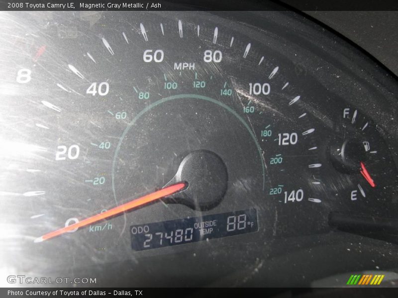 Magnetic Gray Metallic / Ash 2008 Toyota Camry LE