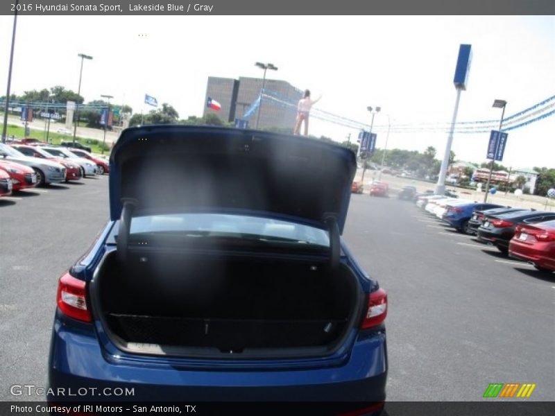 Lakeside Blue / Gray 2016 Hyundai Sonata Sport