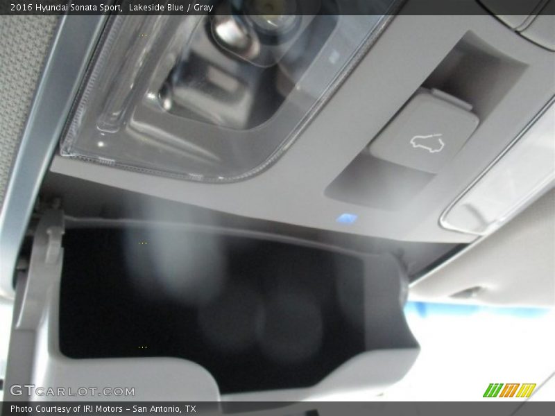 Lakeside Blue / Gray 2016 Hyundai Sonata Sport