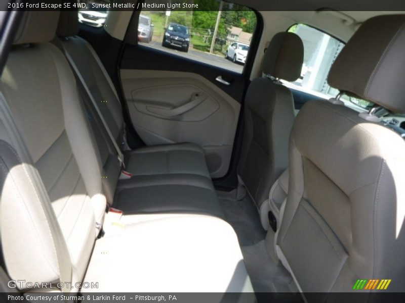 Sunset Metallic / Medium Light Stone 2016 Ford Escape SE 4WD