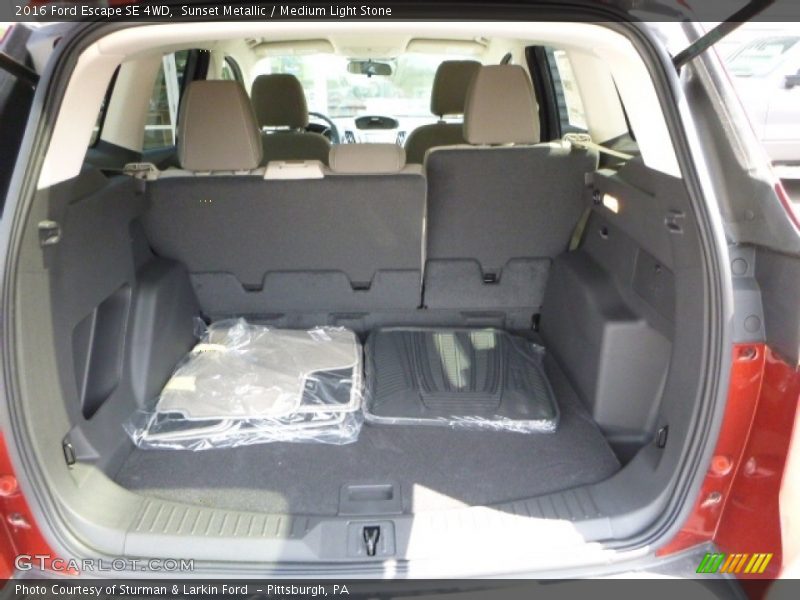 Sunset Metallic / Medium Light Stone 2016 Ford Escape SE 4WD