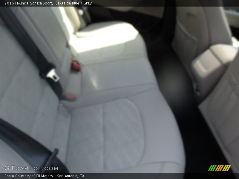 Lakeside Blue / Gray 2016 Hyundai Sonata Sport