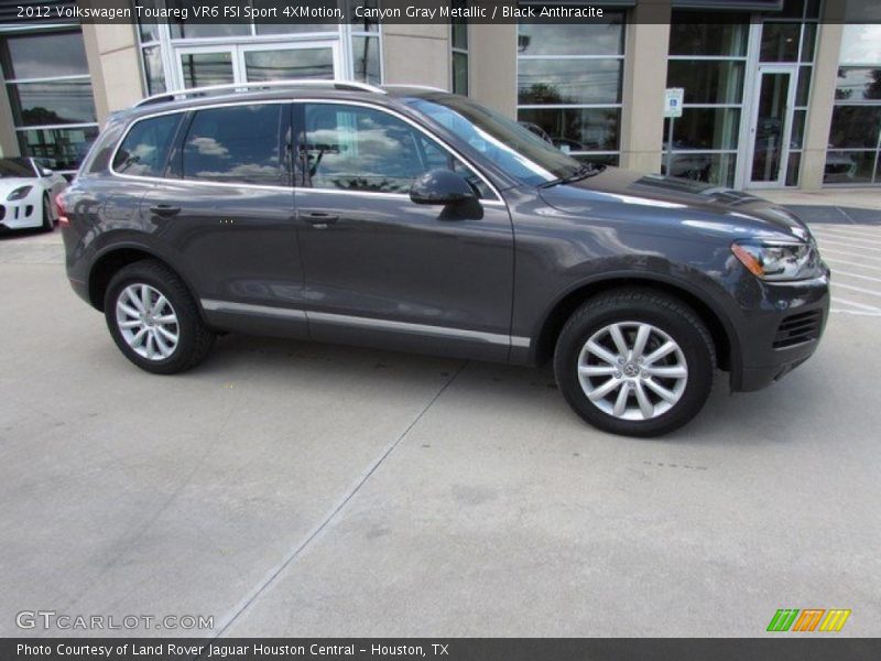 Canyon Gray Metallic / Black Anthracite 2012 Volkswagen Touareg VR6 FSI Sport 4XMotion