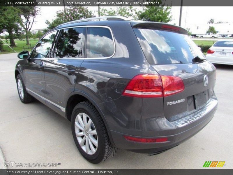 Canyon Gray Metallic / Black Anthracite 2012 Volkswagen Touareg VR6 FSI Sport 4XMotion