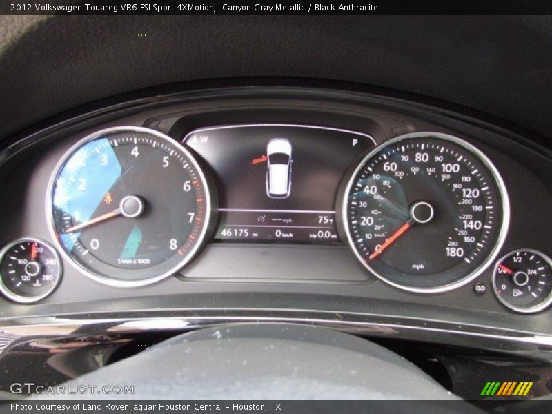 Canyon Gray Metallic / Black Anthracite 2012 Volkswagen Touareg VR6 FSI Sport 4XMotion