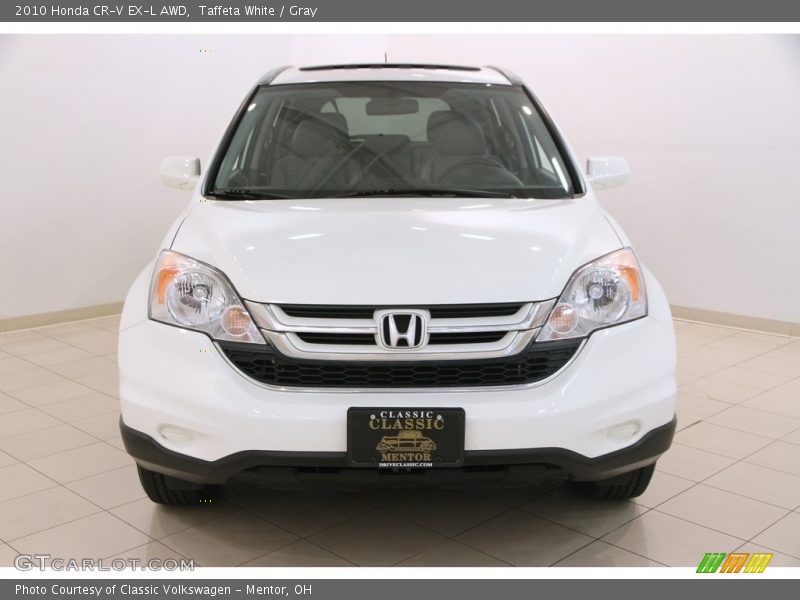 Taffeta White / Gray 2010 Honda CR-V EX-L AWD