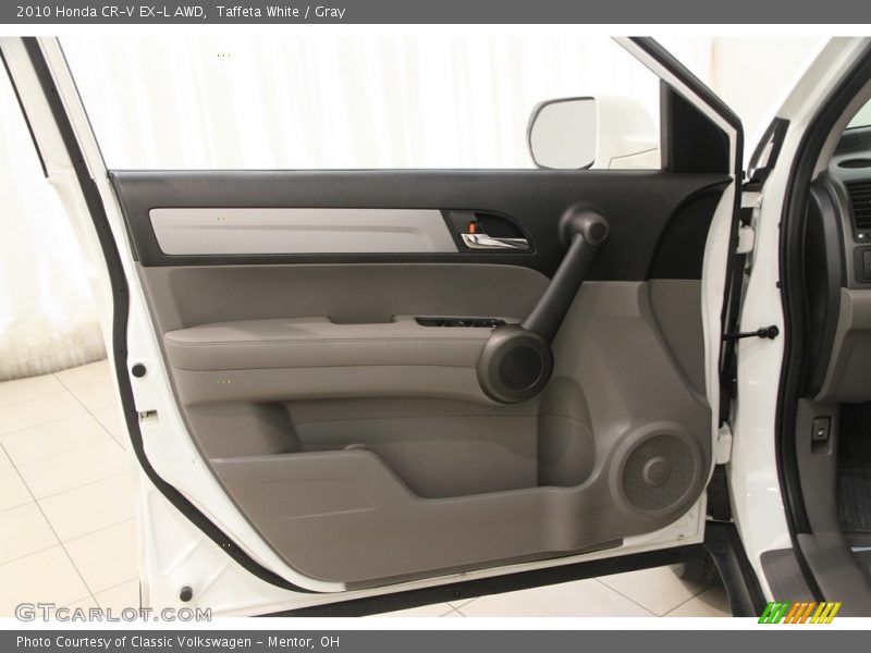 Taffeta White / Gray 2010 Honda CR-V EX-L AWD