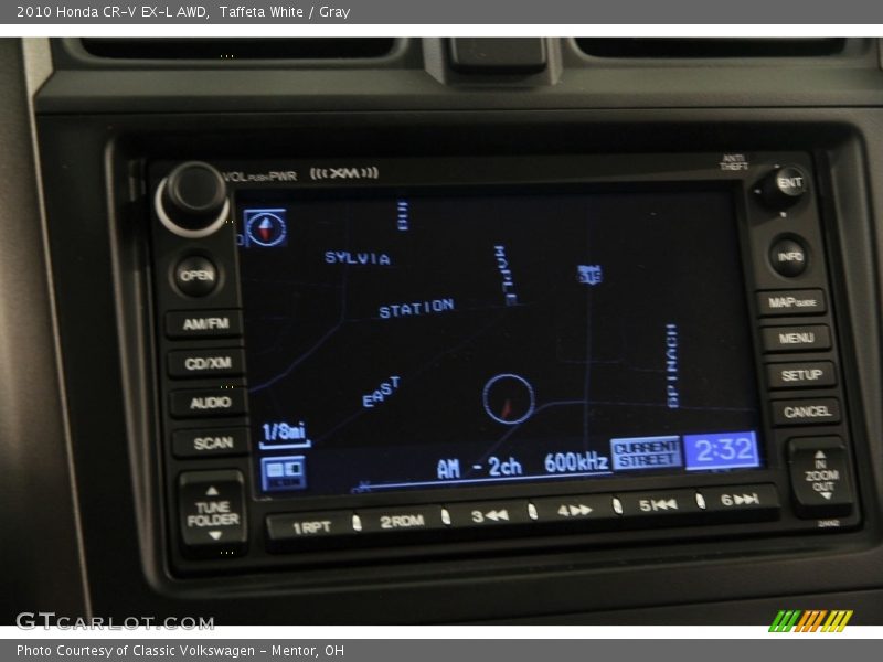 Taffeta White / Gray 2010 Honda CR-V EX-L AWD