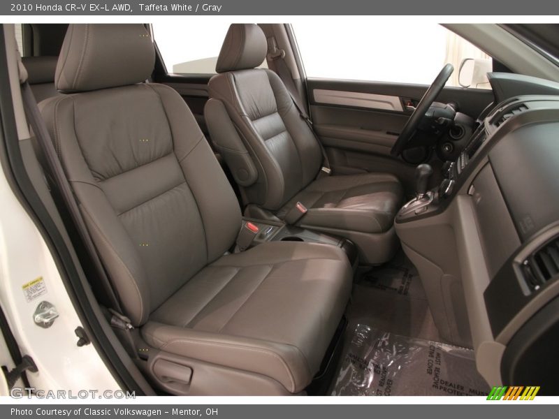 Taffeta White / Gray 2010 Honda CR-V EX-L AWD