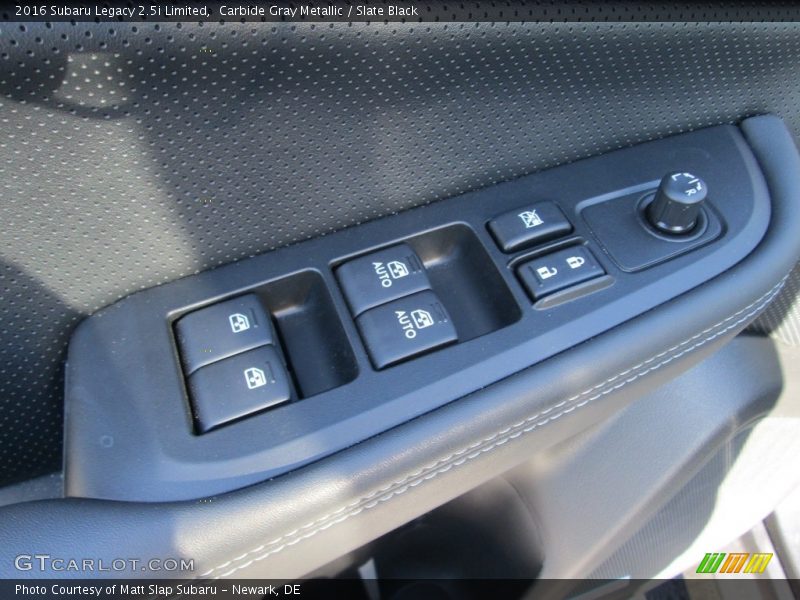 Carbide Gray Metallic / Slate Black 2016 Subaru Legacy 2.5i Limited