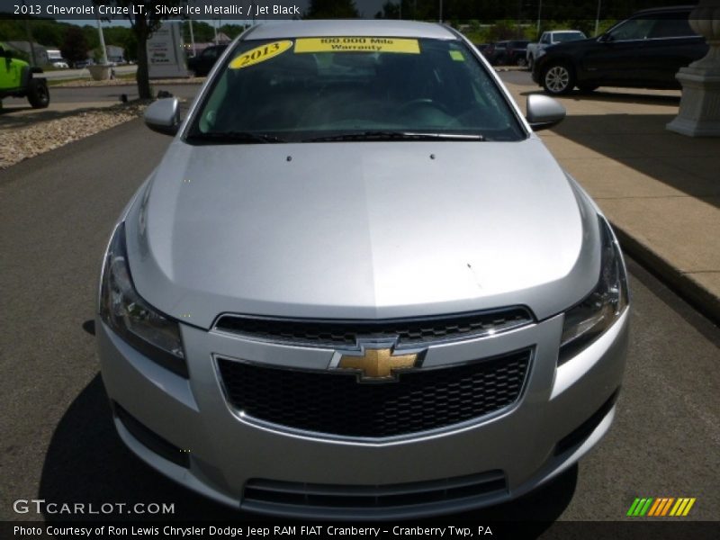 Silver Ice Metallic / Jet Black 2013 Chevrolet Cruze LT