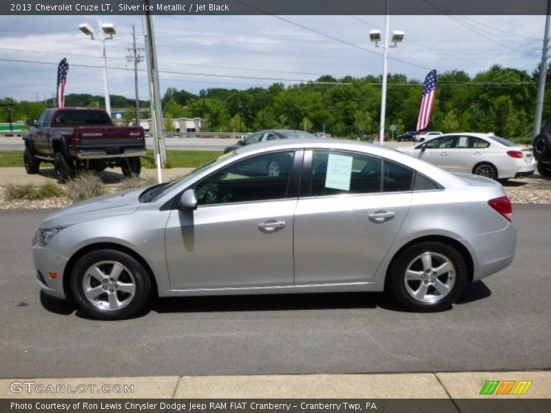 Silver Ice Metallic / Jet Black 2013 Chevrolet Cruze LT