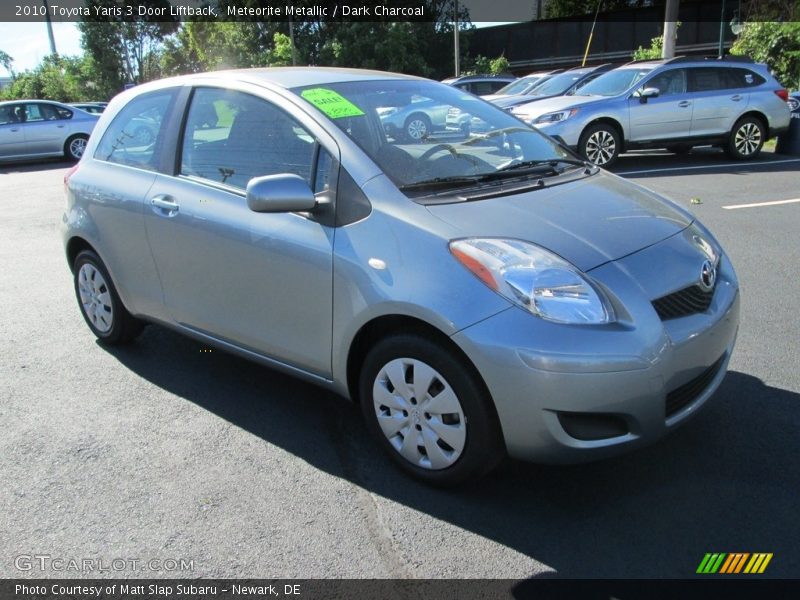 Meteorite Metallic / Dark Charcoal 2010 Toyota Yaris 3 Door Liftback