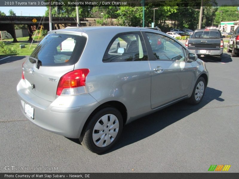 Meteorite Metallic / Dark Charcoal 2010 Toyota Yaris 3 Door Liftback