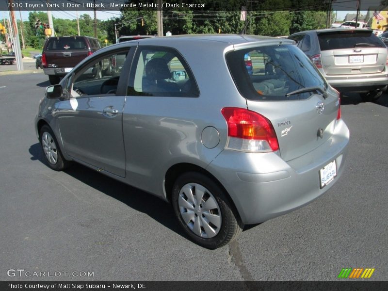 Meteorite Metallic / Dark Charcoal 2010 Toyota Yaris 3 Door Liftback