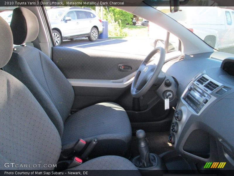 Meteorite Metallic / Dark Charcoal 2010 Toyota Yaris 3 Door Liftback