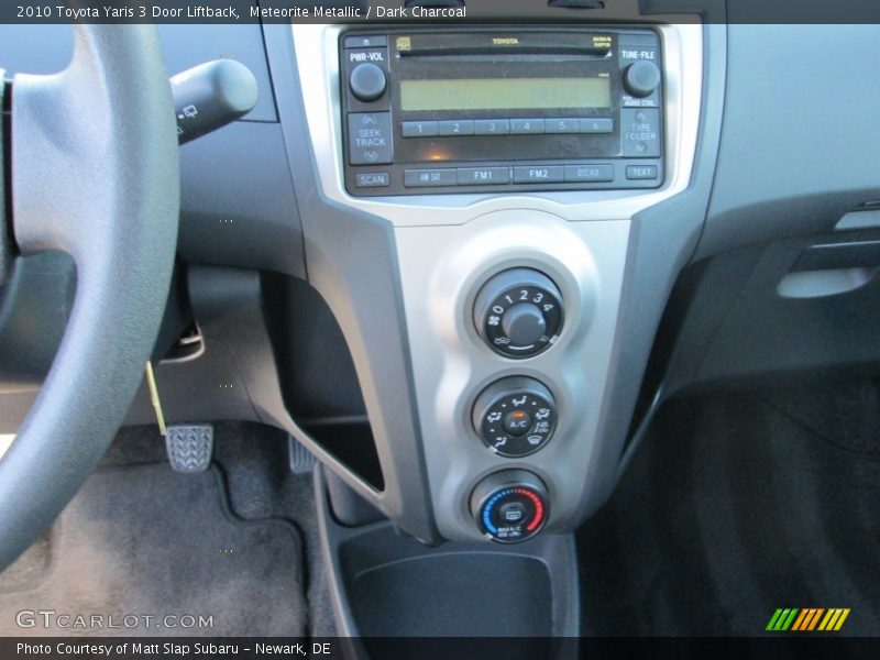 Meteorite Metallic / Dark Charcoal 2010 Toyota Yaris 3 Door Liftback