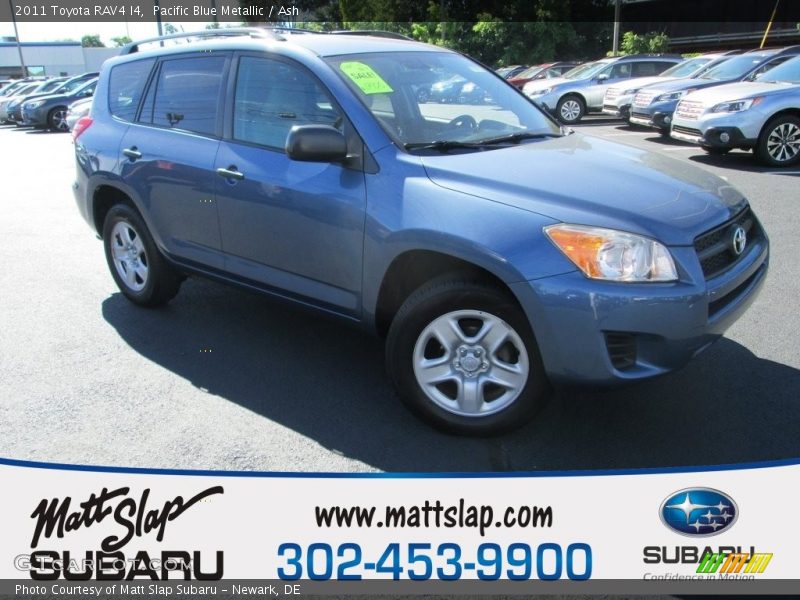 Pacific Blue Metallic / Ash 2011 Toyota RAV4 I4