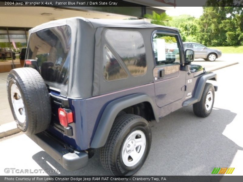 Patriot Blue Pearl / Dark Slate Gray 2004 Jeep Wrangler X 4x4