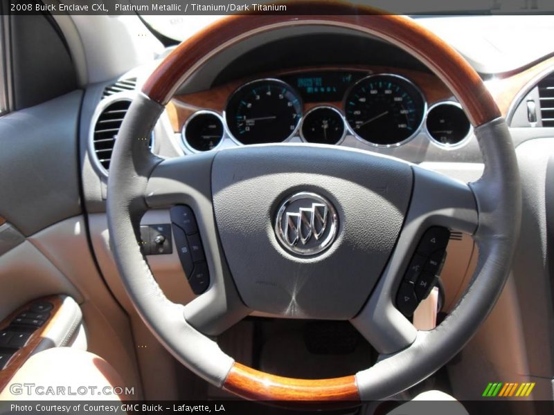 Platinum Metallic / Titanium/Dark Titanium 2008 Buick Enclave CXL