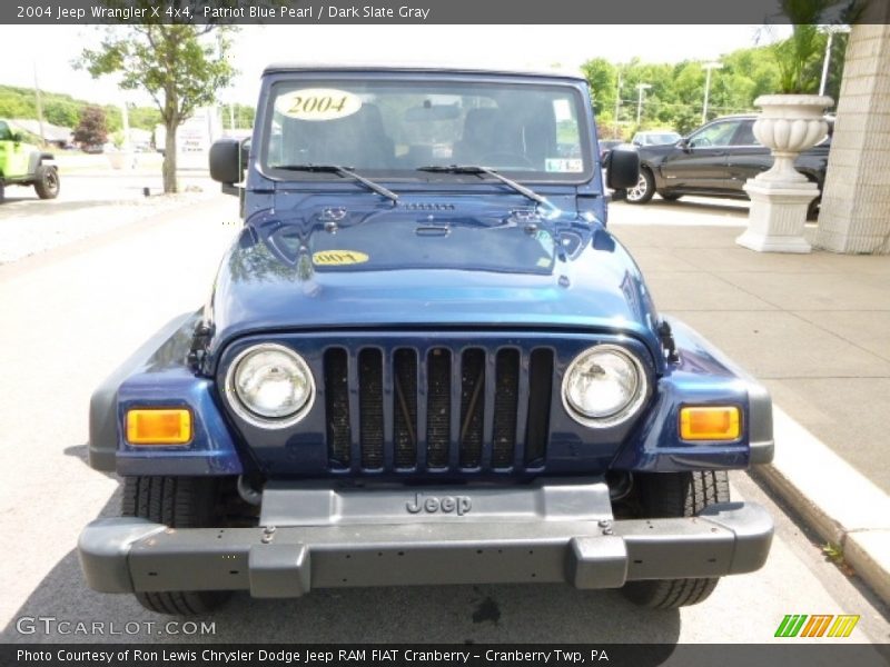 Patriot Blue Pearl / Dark Slate Gray 2004 Jeep Wrangler X 4x4