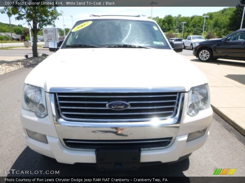 White Sand Tri-Coat / Black 2007 Ford Explorer Limited 4x4