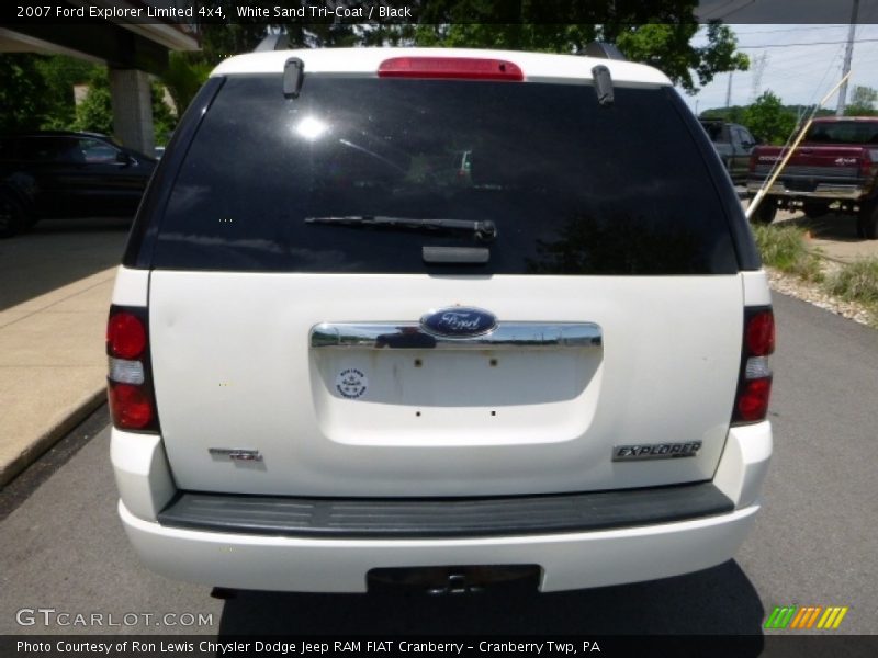 White Sand Tri-Coat / Black 2007 Ford Explorer Limited 4x4