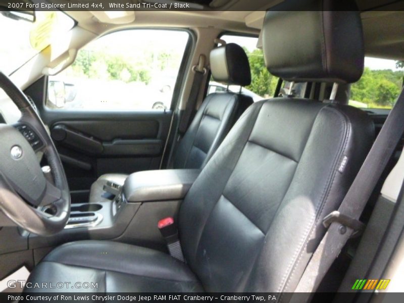 White Sand Tri-Coat / Black 2007 Ford Explorer Limited 4x4