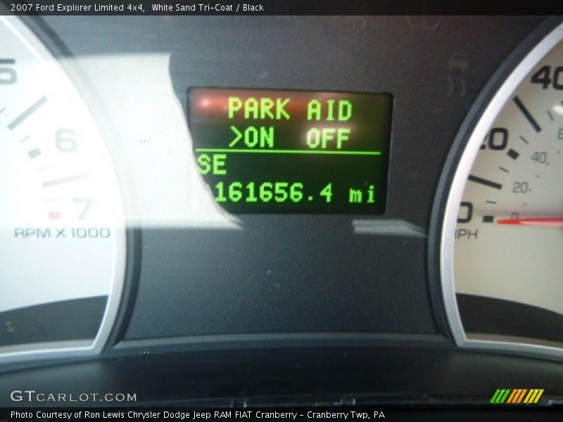 White Sand Tri-Coat / Black 2007 Ford Explorer Limited 4x4