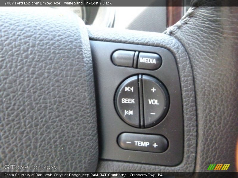 White Sand Tri-Coat / Black 2007 Ford Explorer Limited 4x4